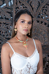 || SIONA ||  Asian Inspired Necklace and Earrings Set