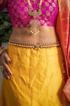 || CHANDA || Indian Saree Belt or Haar Champagne Pearls