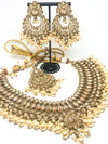 || KARISHMA || Necklace with Earrings & Tikka and Champagne Pearls