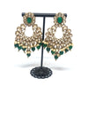 || KHUSHI || Necklace with Earrings & Tikka and Green Beads