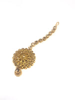 || RANI || Long Indian Necklace in Yellow Gold