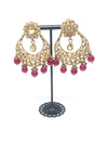 || SAPNA || Necklace with Earrings & Tikka with Red Glass Beads